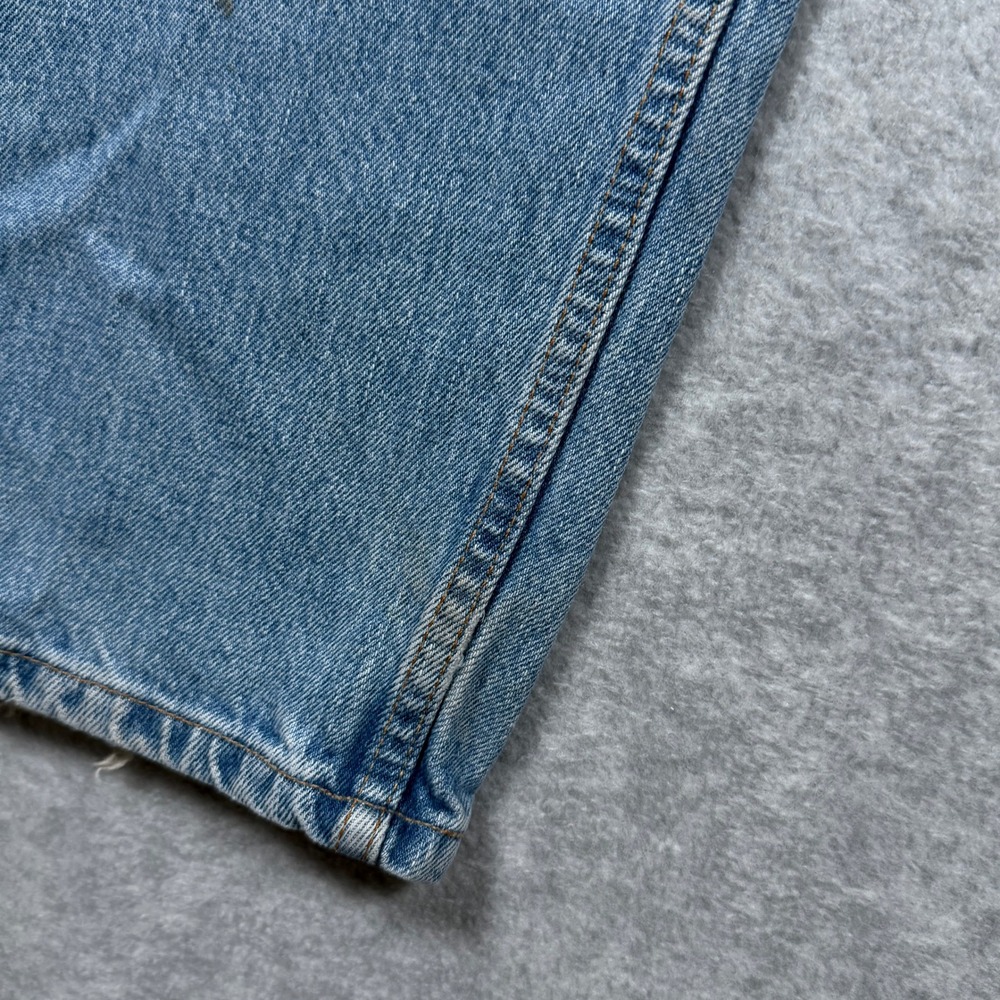 Vintage Levis 505 Straight Leg Jeans Mens Blue Denim 2001 Y2k 40x32 (Fits 38x30) - Picture 2 of 16